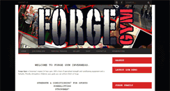 Desktop Screenshot of forge-gym.com